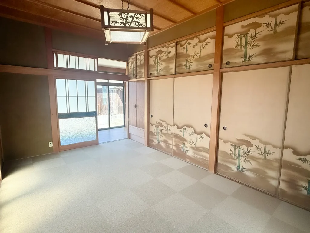 福岡県豊前市の空き家リフォームで完成した和室